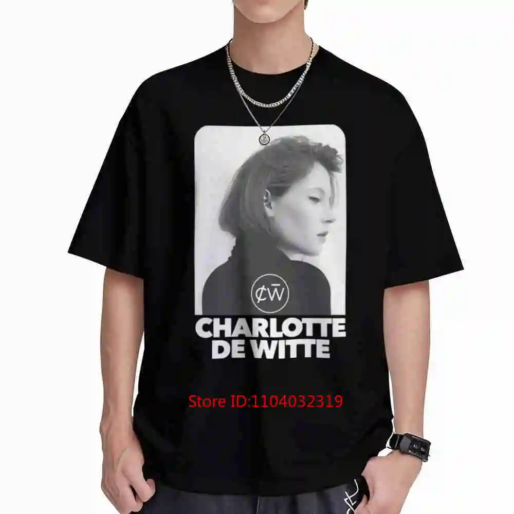 Cw Dj Charlotte De Witte Short Sleeve Tee 100% Cotton T-Shirt