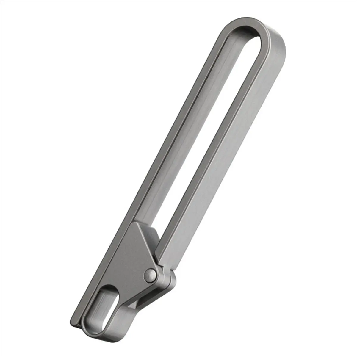 [Greatitem]Keychain Pocket Clip Titanium Key Holder with Detachable Keyring for Men and Women Outdoor Portable Tool