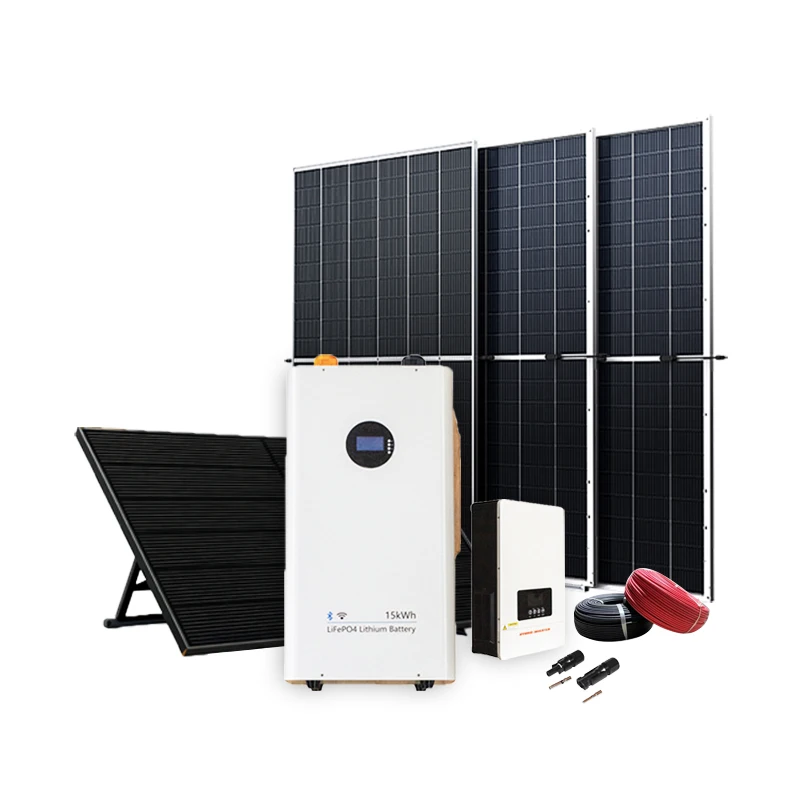 نوعية جيدة كاملة نظام الطاقة الشمسية 5KW 10KW 20KW 30KW مجموعة الألواح الشمسية الهجين خارج الشبكة مولد الطاقة الشمسية للاستخدام المنزلي