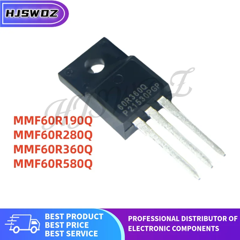 10Pcs New MMF60R190Q MMF60R280Q MMF60R360Q MMF60R580Q 60R190Q 60R280Q 60R360Q 60R580Q TO-220F In Stock