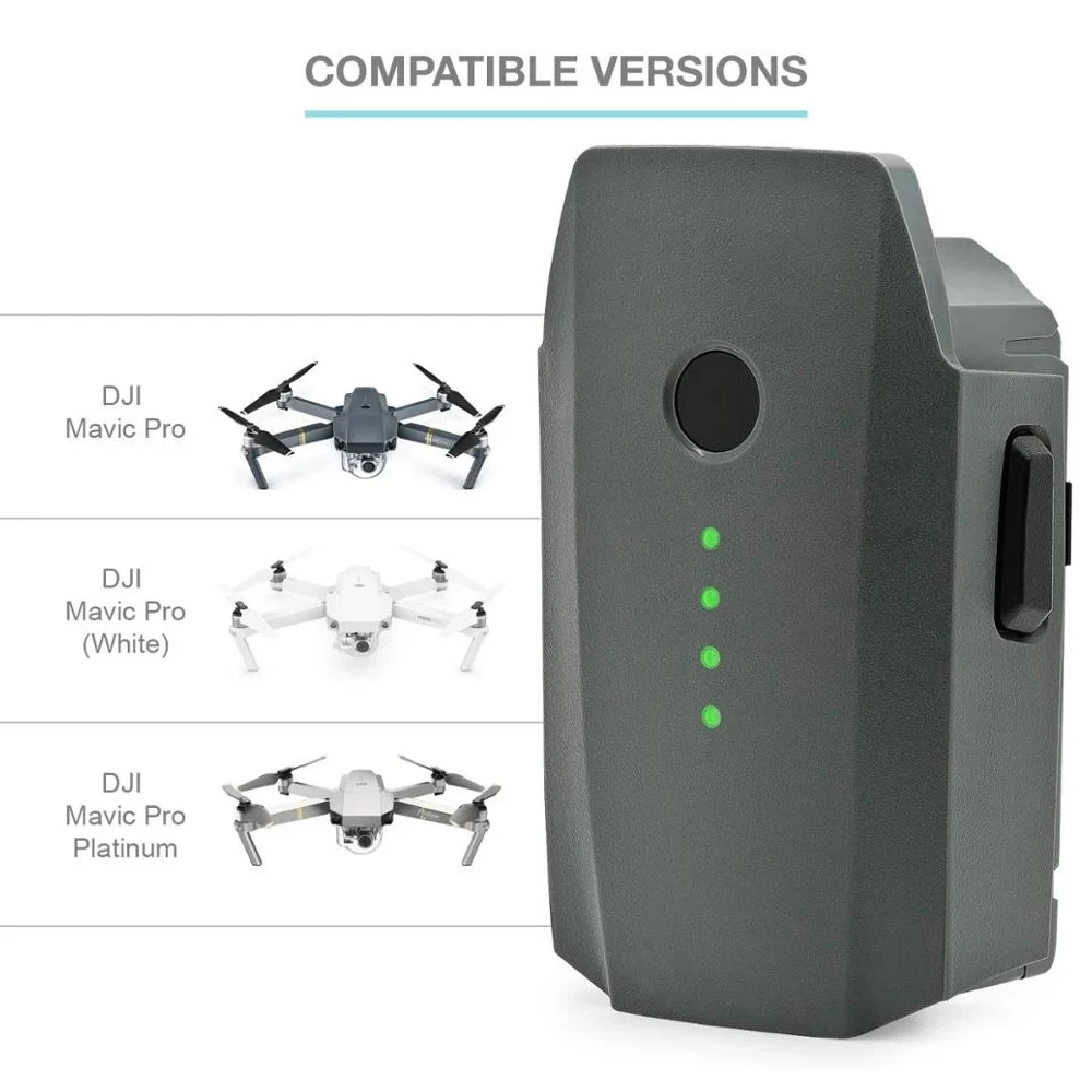 Mavic Pro แบตเตอรี่เที่ยวบินอัจฉริยะ (3830Mah/11.4V) ออกแบบมาเป็นพิเศษสำหรับ Mavic Drone คุณภาพสูง