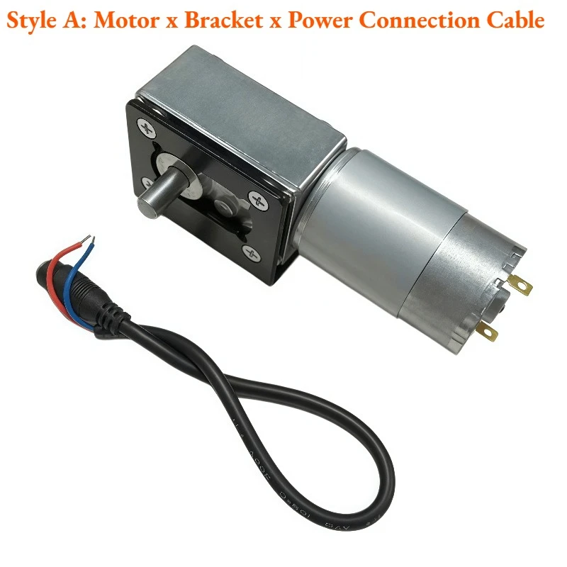 5840-555 Miniature DC Speed Reducer Motor - High Torque Motor 12V - 24V with Speed Controller and Adjustable Power Supply