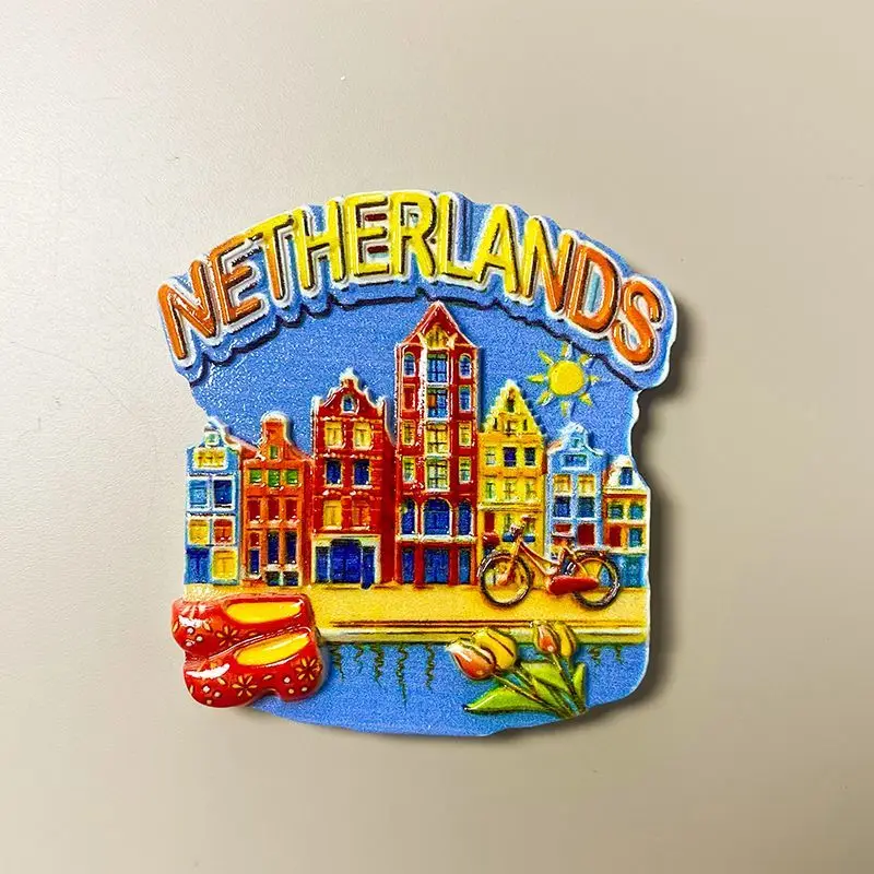 

3D Resin Amsterdam Scenery Fridge Magnets - ‌Cute & Strong Refrigerator Magnets for Room & Home Decor