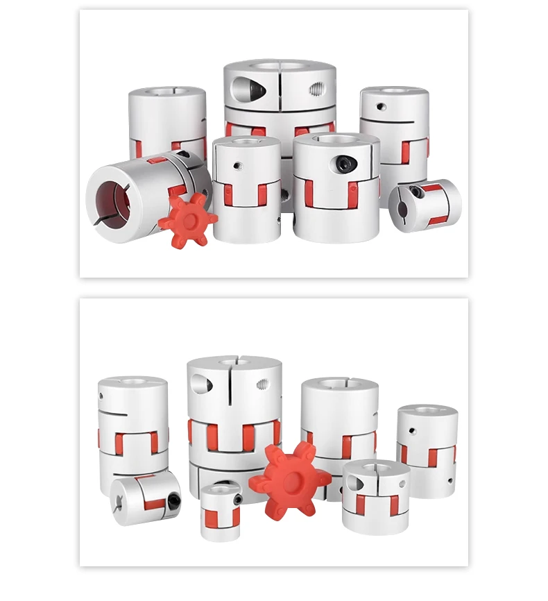 Pflaumenblüten-Kupplung, Sternschraube, Encoder, elastische Kupplung mit hohem Drehmoment, Servomotor, Aluminium-Kupplung XB-45 x 66 – Detail 11