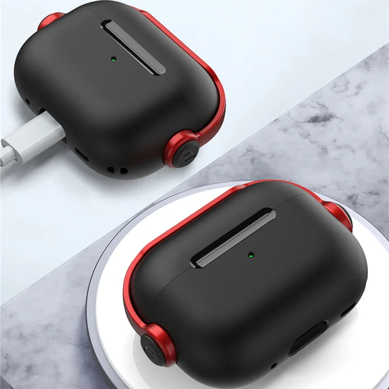 IKSNAIL Earphone Case For Apple AirPod1 2 3 pro 2 air pods For Wireless Bluetooth Headphone Pouch Protective AirPods Accessories