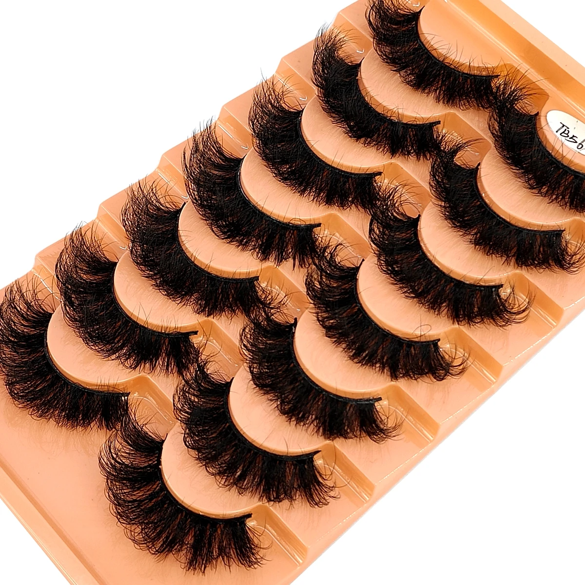 7pairs Natürliche Russische Streifen Wimpern Flauschigen Nerz Wimpern 3D Falsche Wimpern Flauschigen Volumen Wimpern Gefälschte Wimpern Verlängerung Make-Up
