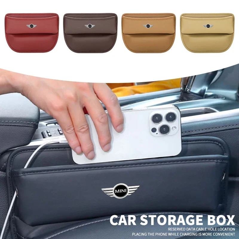 

Multifunction Car Seat Gap Organizer Storage Box For MINI Cooper One R50 R52 R54 R53 R56 Countryman R60 F55 F56 JCW Accessories