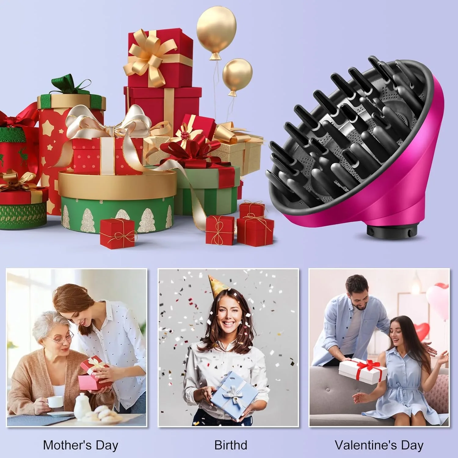 Upgraded Diffuser Attachment for Dyson Airwrap HS05 HS03 HS01 Hair Wave Nozzle Professional Hair Styling Curl Dryer Diffuser image 6