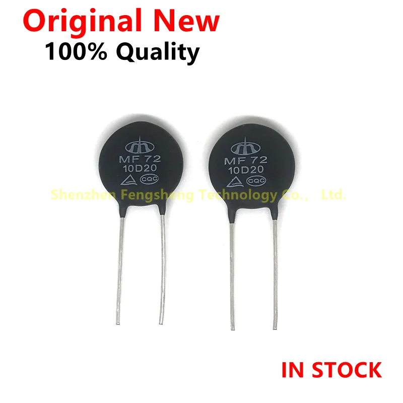 

5Pcs/Lot Original MF72 thermistor 10D20 High power negative temperature NTC thermistor