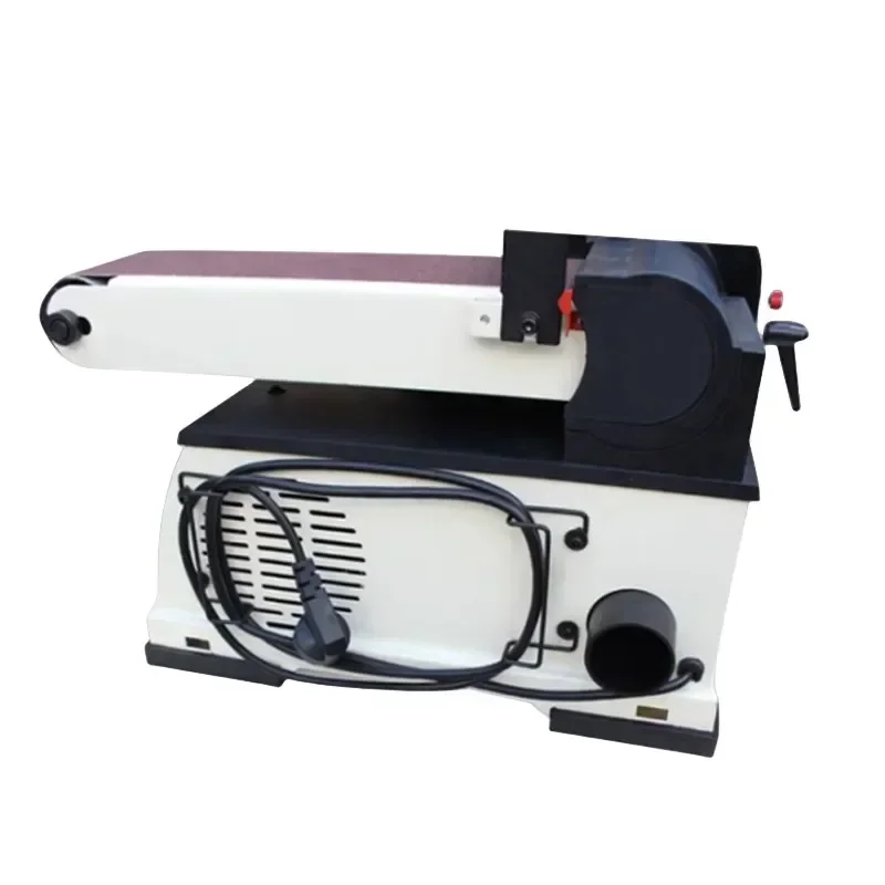 New Upgrade Belt Sander Small Belt Sander Industrial Sharpening Knife Drawing Machine Woodworking Sand Plate Polishing Machine