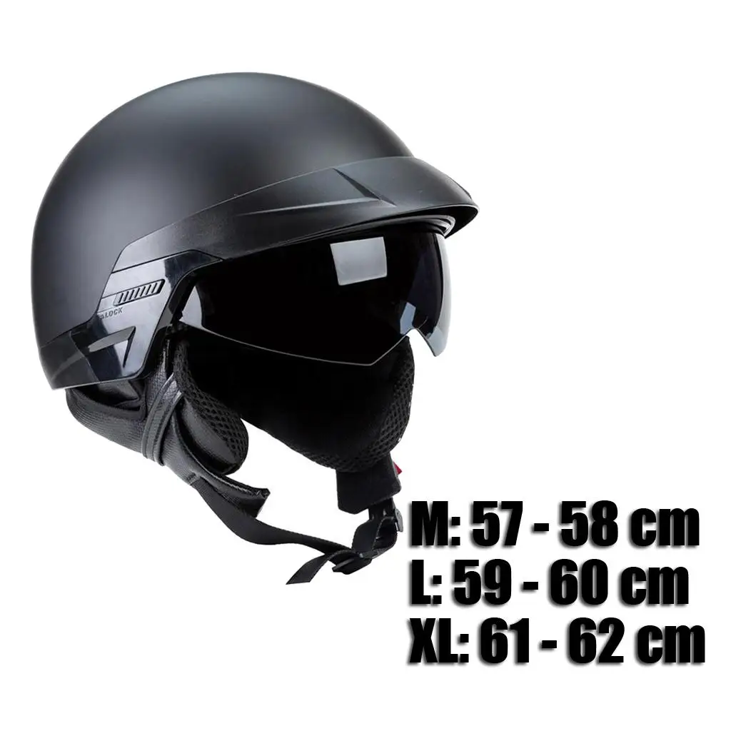 

Motorcycle Half Retractable Visor Half for Bike Cruiser Scooter ATV