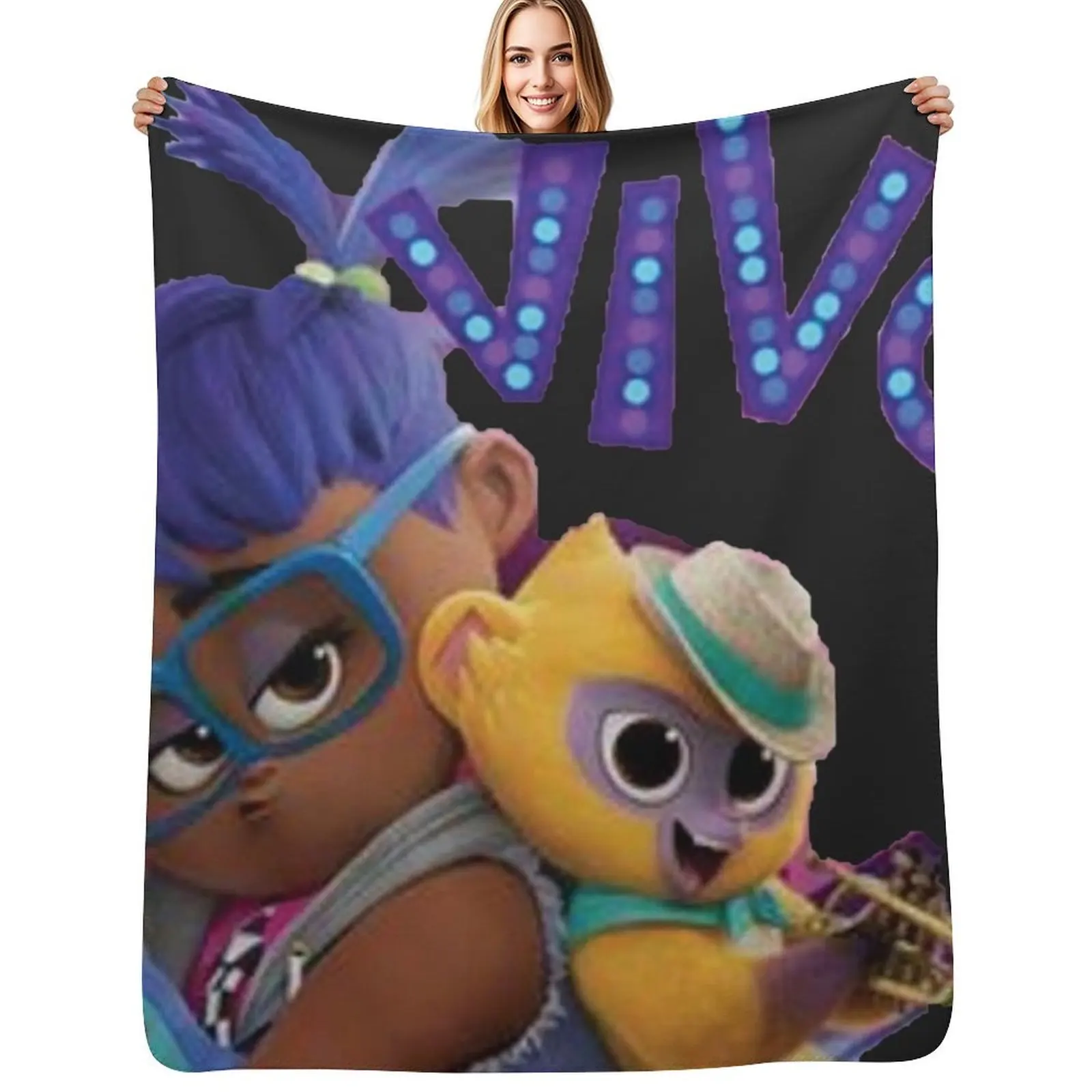 

Vivo - Vivo and Gabi Throw Blanket Flannel Heavy Beautifuls Extra Large Throw Blankets
