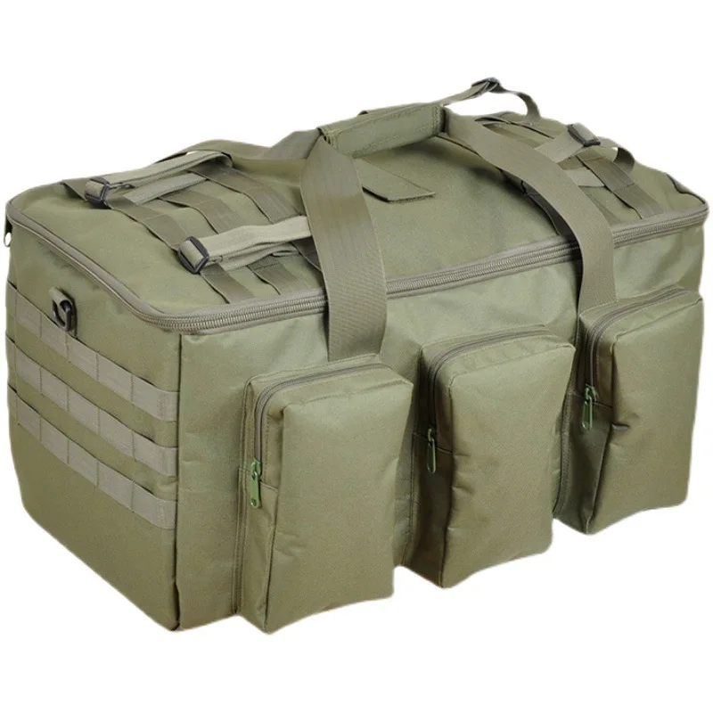 Bolsa táctica de lona para viaje, trekking, gimnasio y fin de semana - imagen 2