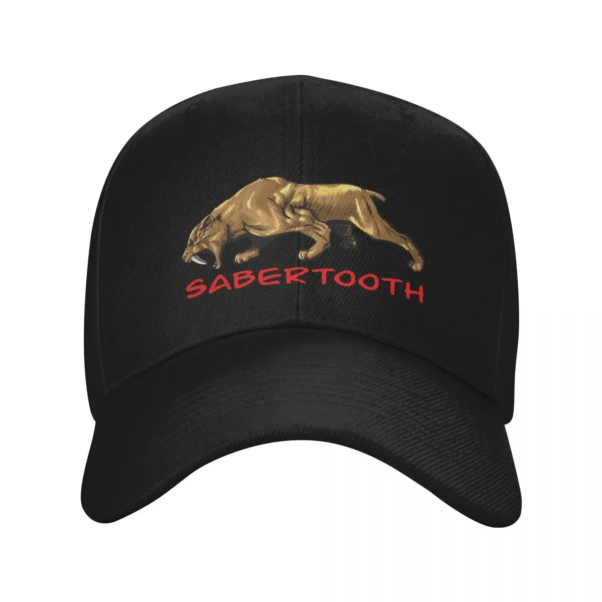 

Sabertooth tiger Baseball Cap Fishing cap Trucker Hat Men Caps Women's