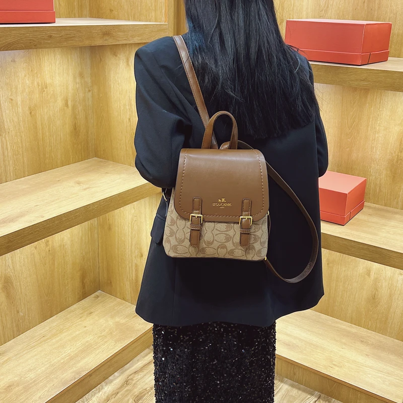 Повседневная простая винтажная сумка Элегантная кожаная классическая женская сумка-тоут большой вместимости и однотонного цвета