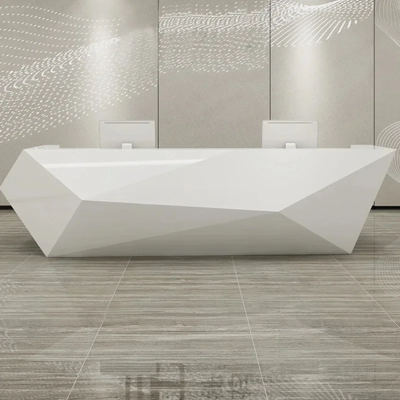 

Haopanyijia Company Front Desk Creative Paint