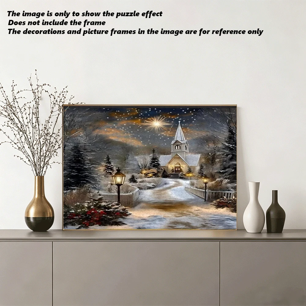 A 500/1000pcs Adult Puzzle Game, High Quality, a Fun Family Game for Stress Relief, Perfect for Birthdays, Christmas, Halloween view 5