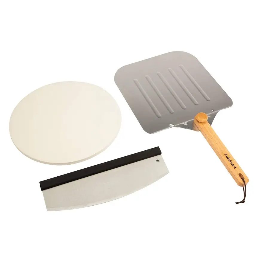 

CPS515 Deluxe Pizza Grilling Pack Pizza Stone, Pizza Peel, Pizza Cutter