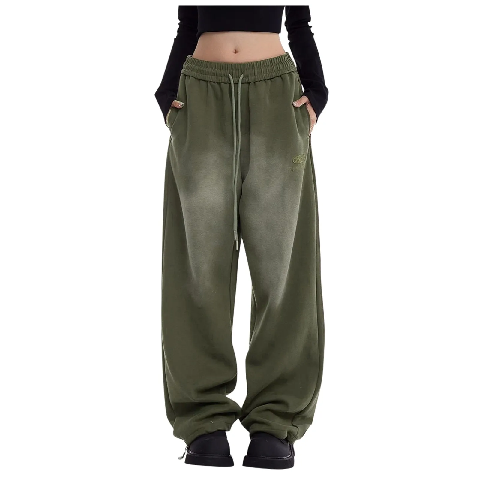 

Harajuku Oversized Sweatpants Women Baggy Y2K Grunge Korean Hip Hop Streetwear Baddies Jogger Pants Kpop Vintage Trousers