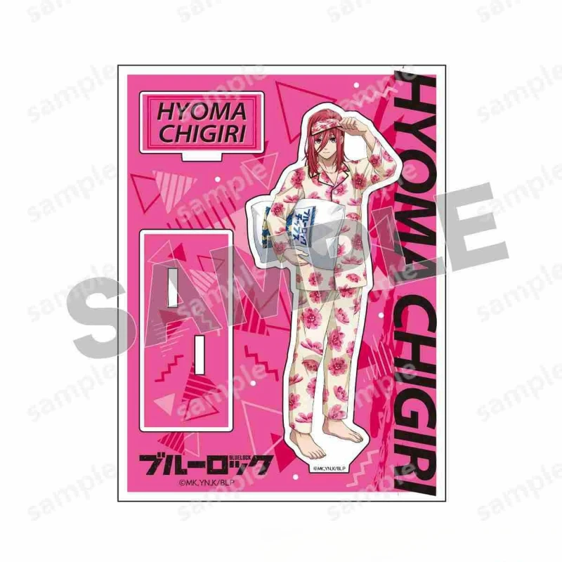 Pyjama debout signe bleu serrure Anime et Manga périphériques Bachira Meguru ruche panneau arrière Statue Ecorations cadeaux pour amis