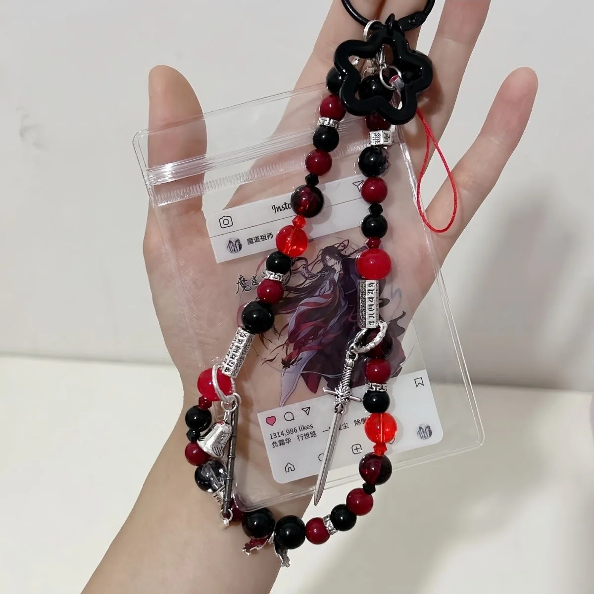 Nuevo 2026 Cadena para Teléfono y Colgante para Bolso de Cosplay del Ancestro Wei Wuxian de Magic Road, Diseño Original Hecho a Mano