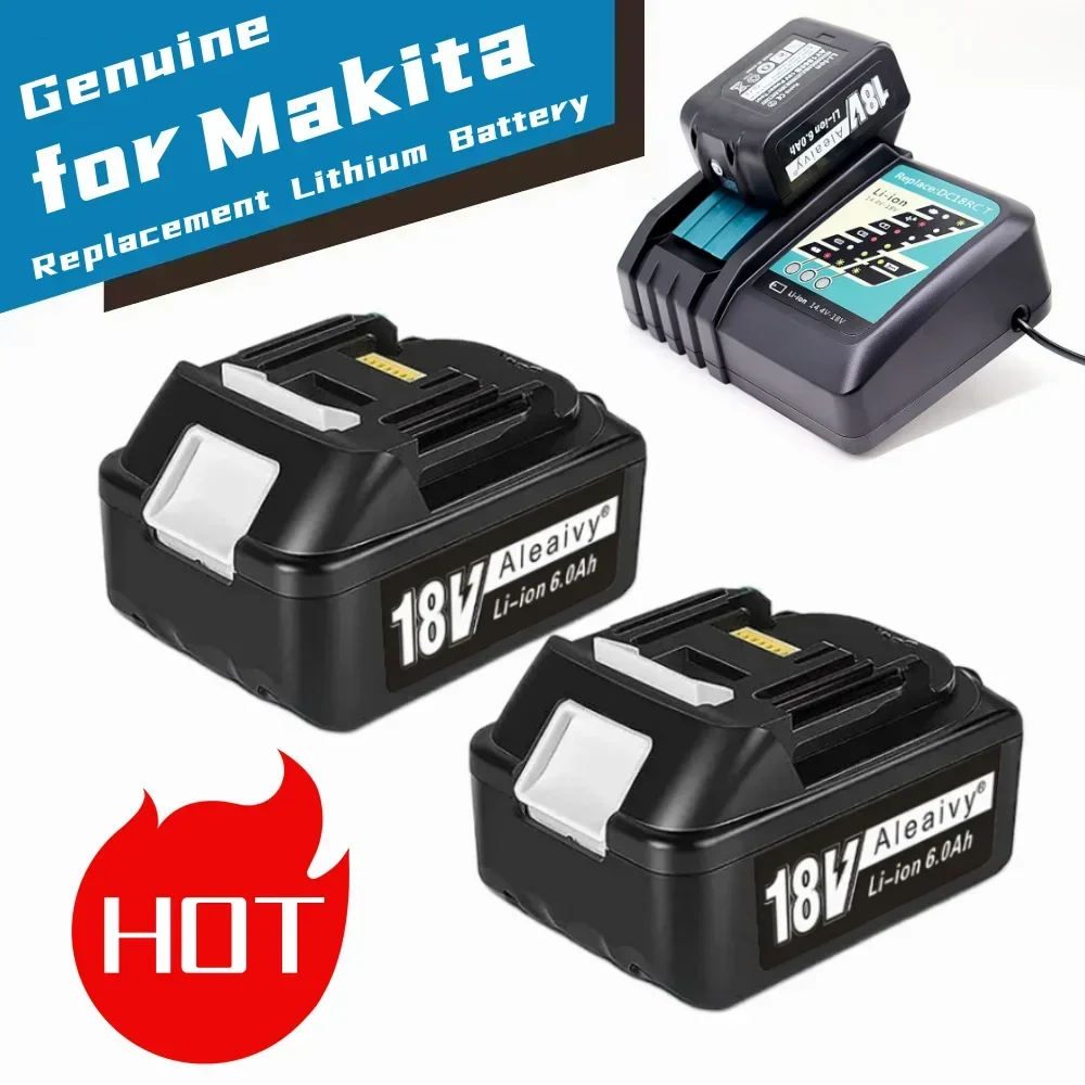 

18V 6.0Ah Replacement Battery for Makita 18V Battery BL1830 BL1850 BL1860 LXT-400 LXT Cordless Power Tools Lithium-ion Battery