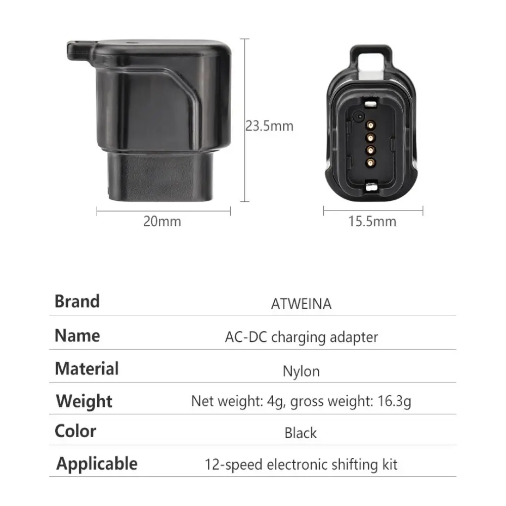 محول محمول مدمج 4-Pin إلى Type-C شحن سريع مؤشر LED USB-C شاحن الدراجة مقاوم للماء Di2 كابل شحن MTB #5