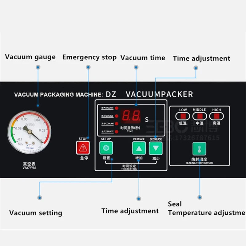 Double Chamber Vacuum Packaging Machine Commercial Large-Scale Fully Automatic Vacuum Sealing Machine