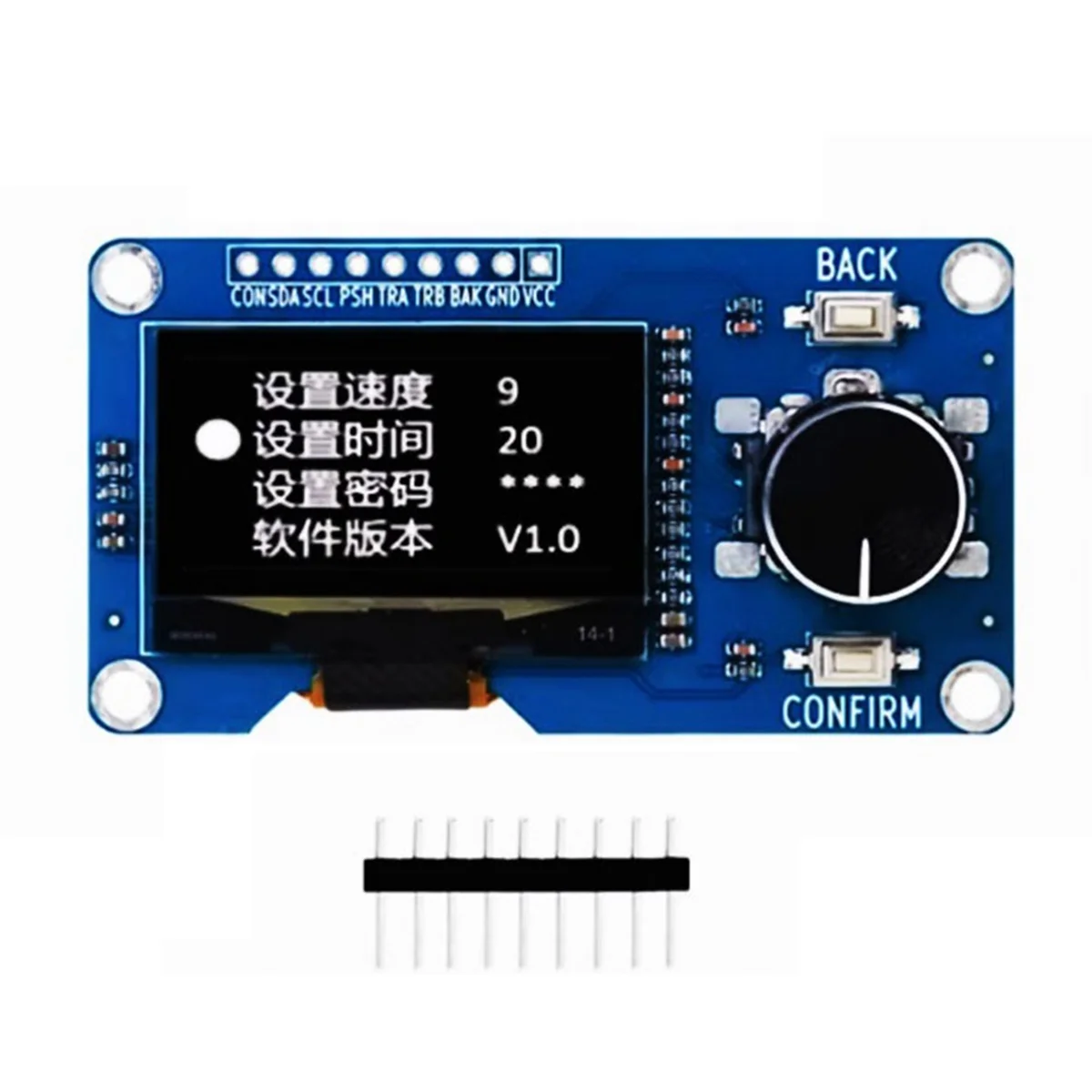 【Penawaran!】Modul Tampilan OLED 1.3 Inci dengan Tombol EC11 Rotary Encoder Antarmuka IIC Layar LCD Modul DIY