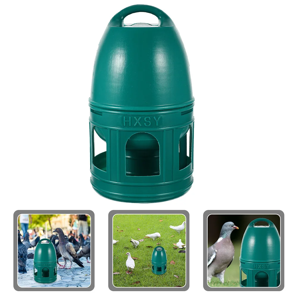 

Extra Large Bird Water Feeder Sturdy Round Design Easy Clean Pigeon Water Dispenser for Home Pet Shop Outdoor Use Portable