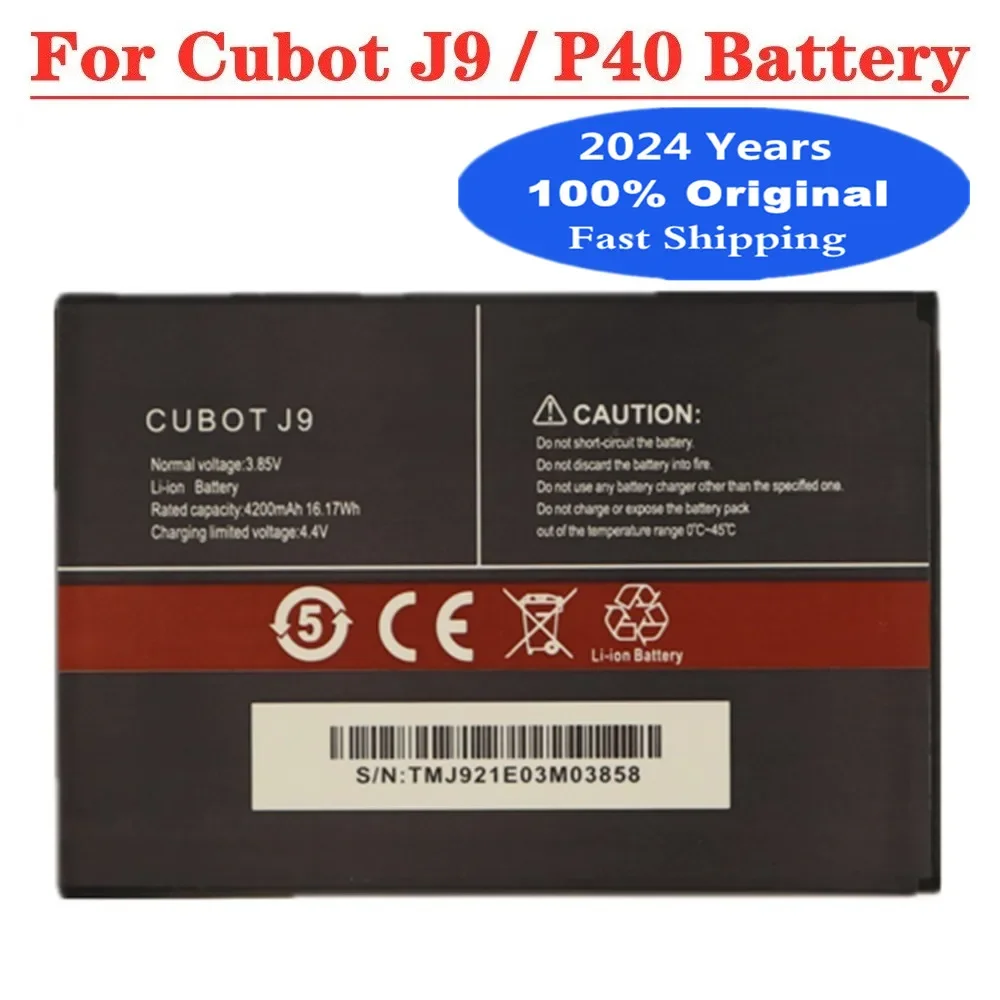 

2024 Years 4200mAh Original Cubot Battery For Cubot J9 P40 P50 Phone Battery High Quality Replacement Batteria Batterie In Stock