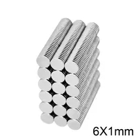 6x1mm Thin  Strong Magnet 6mm x 1mm  Small Round Magnet 6x1 For Home Refrigerators, Offices DIY 6*1