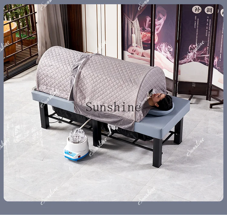 Beauty salon special traditional Chinese medicine fumigation moxibustion bed household full body massage treatment bed FT