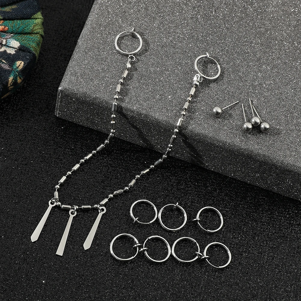 Horimiya Anime Cartoon Cosplay Jewelry Set - Creative Exquisite Earrings And Lip Piercing Accessories for Fans