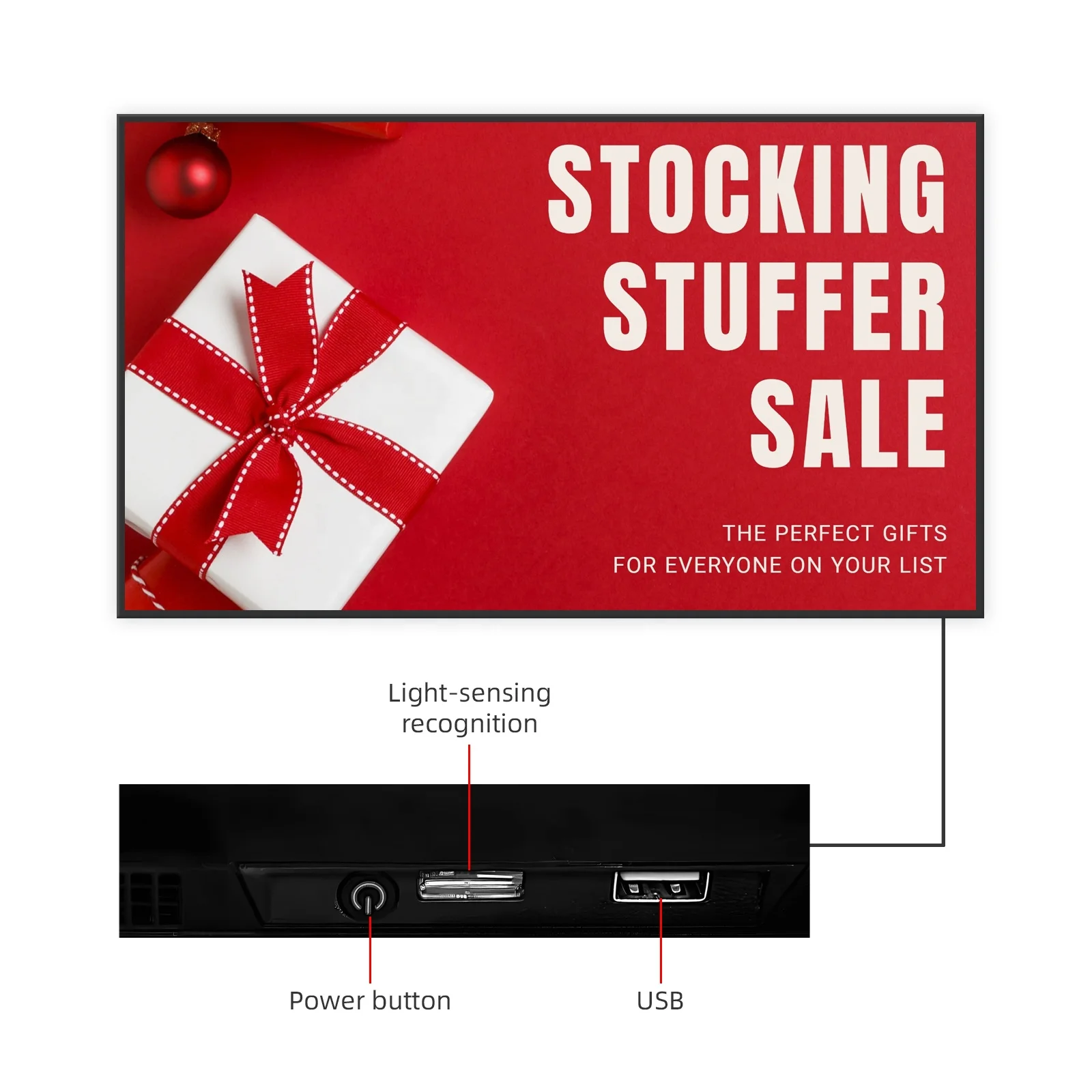 4K Ultra-HD Digital Menu Board for Retail Stores Switchable in Portrait and Landscape Mode Restaurant Advertising Display System