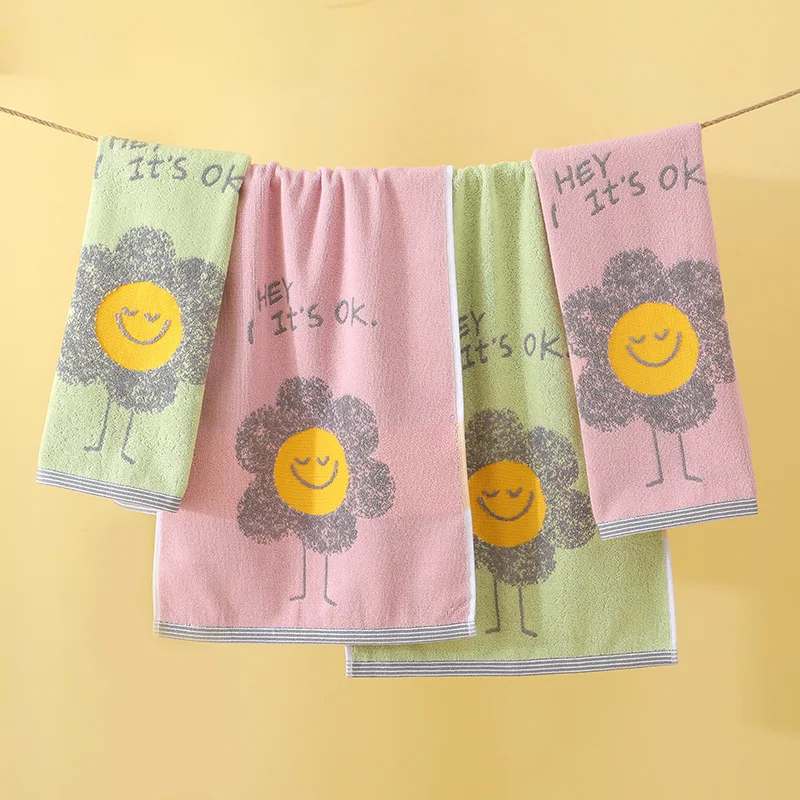 Home Use Thickened Pure Cotton Face Towel That Absorbs Water and Does Not Shed Hair Children's Face Towel Adult Couple Towel