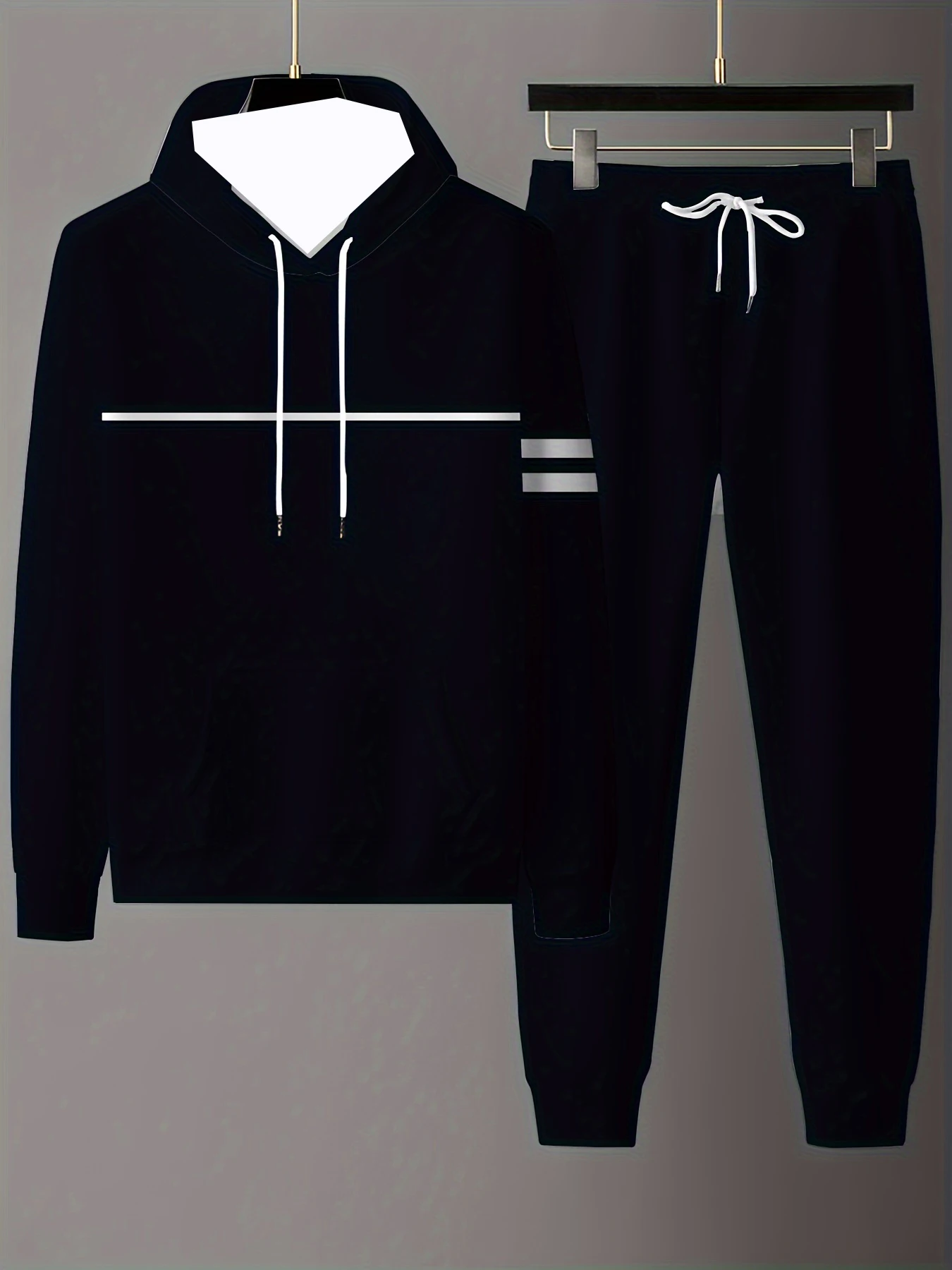 

2025-26, осенне-зимний новый спортивный комплект Y2K, простая деловая одежда, мужская мода, супер большой удобный повседневный рабочий комплект из двух предметов