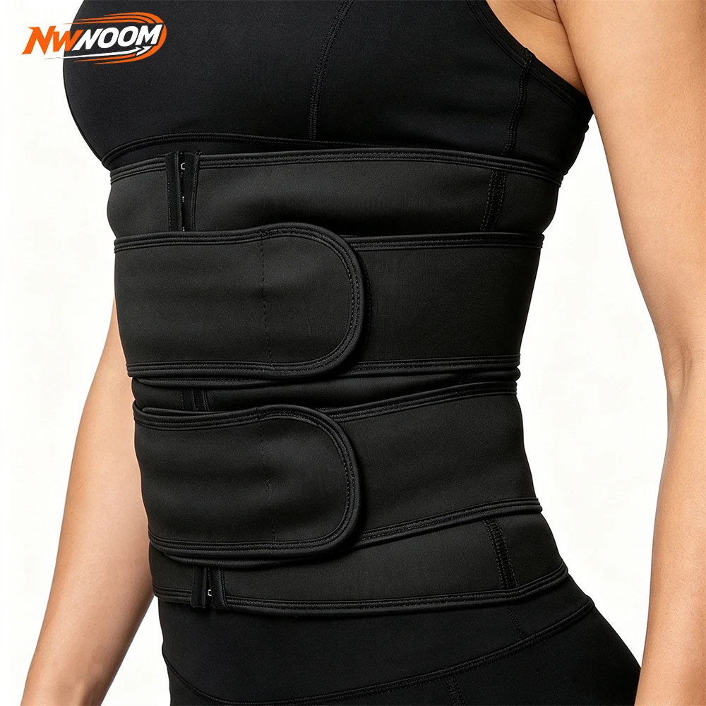 Sweat Waist Trainer Belt Neoprene - 1PC 調節可能なネオプレンサウナスウェットウエストトレーナーベルト、男性女性用ワークアウト用圧縮シンチャー