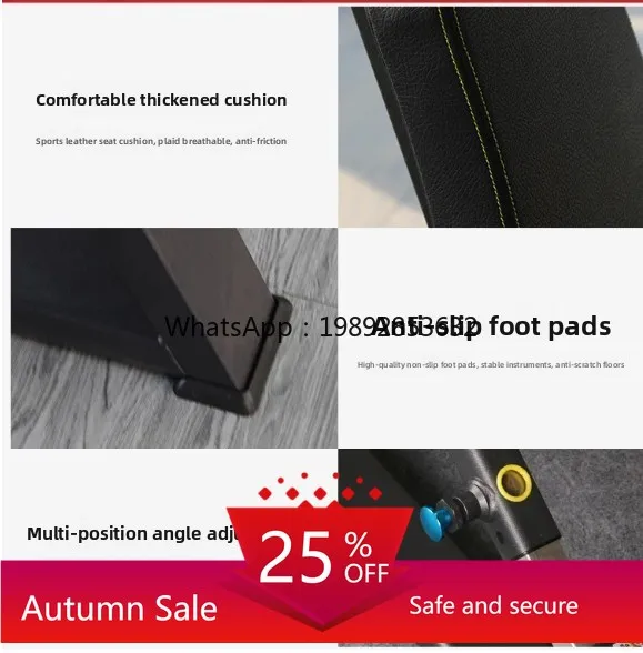 ZZ Gym Silla de prensa de banco ajustable comercial multifuncional