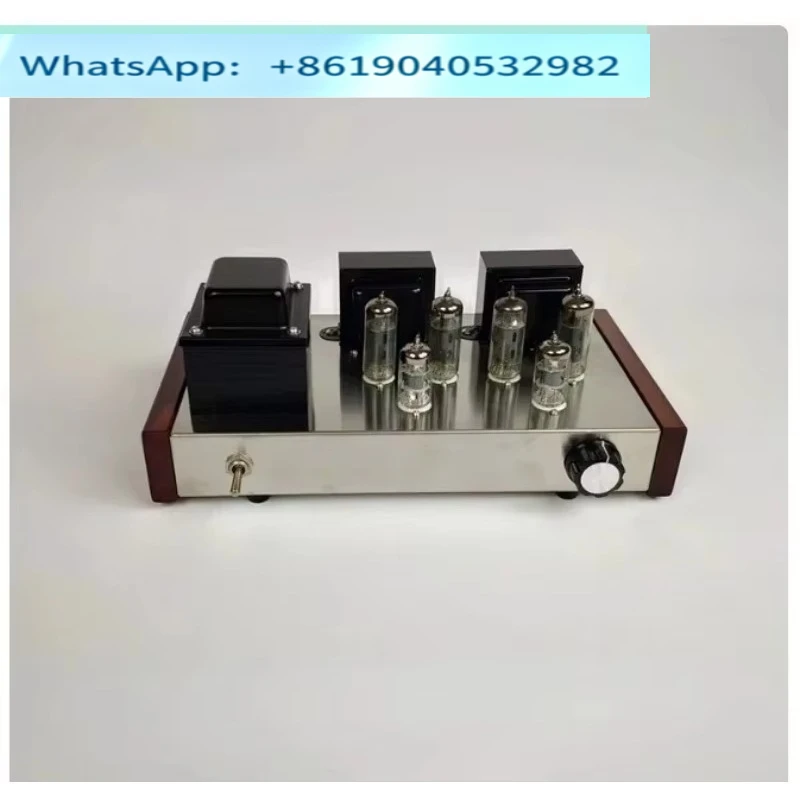 power: 12W*2, total harmonic distortion 1% (1kHz), sensitivity: 500-2000mV，Vacuum tube 6F2+6p1 push-pull tube power amplifier,