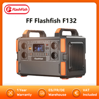 FF Flashfish F132 Portable Power Station 1041.6Wh/327600mAh LiFePo4 Battery Solar Generator USB Type-C AC for Camping Home