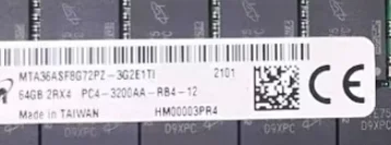 

For MTA36ASF8G72PZ-3G2B3 64G 2RX4 PC4-3200AA REG