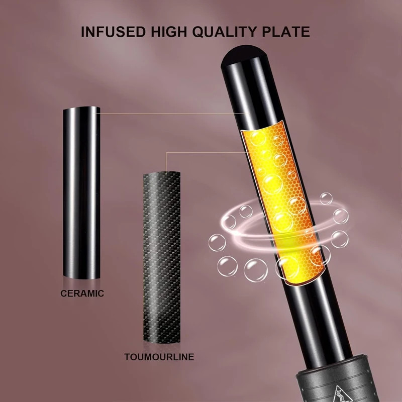 휴대용 및 교체 가능한 5-in-1 컬링 아이언 세트, 다양한 모발 타입과 스타일에 적합한 컬링 살롱 도구