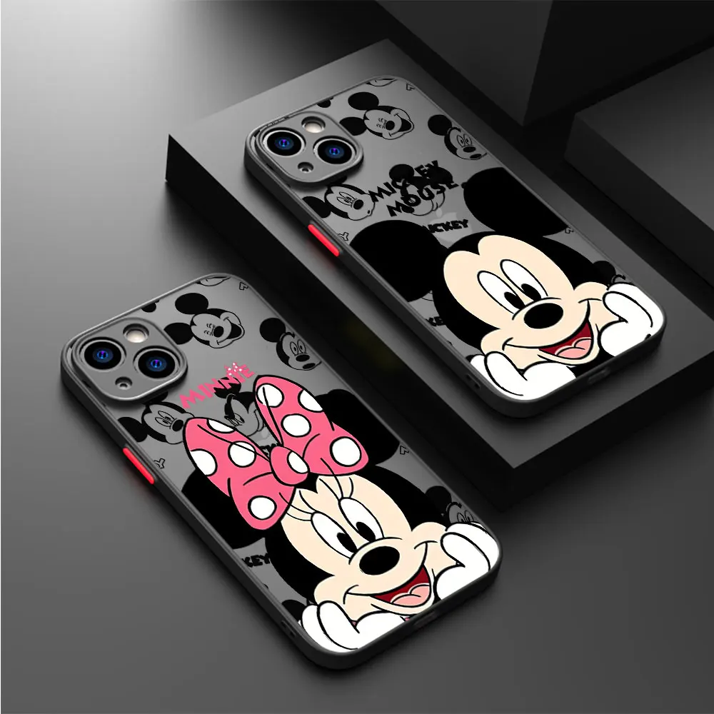 Disney Mickey Minnie Mouse Phone Case for Samsung Galaxy A52 5G A13 A72 A22 A32 A54 A34 A24 A14 A33 A53 A73 A23 Soft Cover