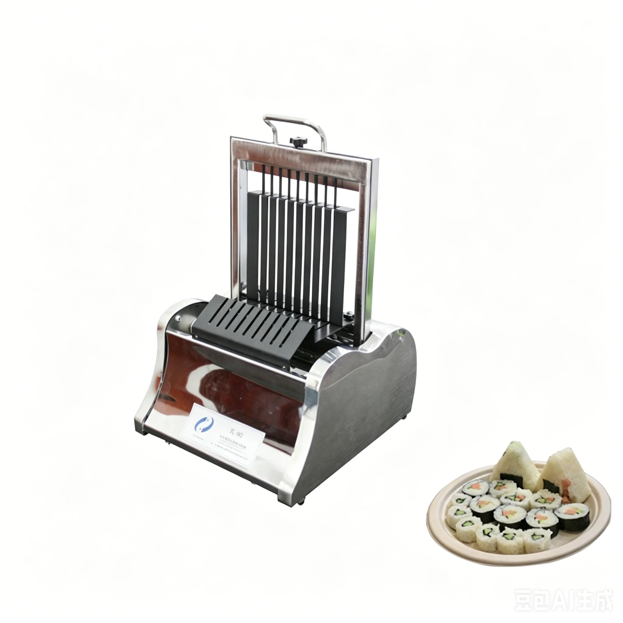 Commercial Manual Sushi Slicing Machine Desktop Nori Roll Rice Sushi Cutting Processing Tool Japanese Sushi Roll Cutting Machine