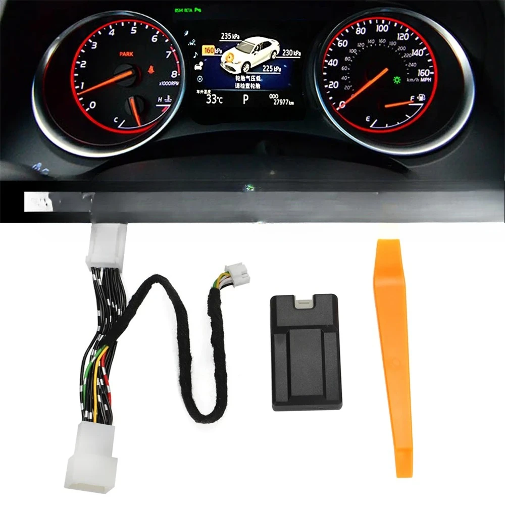 ระบบตรวจสอบแรงดันลมยางดิจิตอล LCD พร้อมสัญญาณเตือนภัย สำหรับรถยนต์ Camry ปี 2018-2023 รุ่น Camry ปี 2019 2020 2021