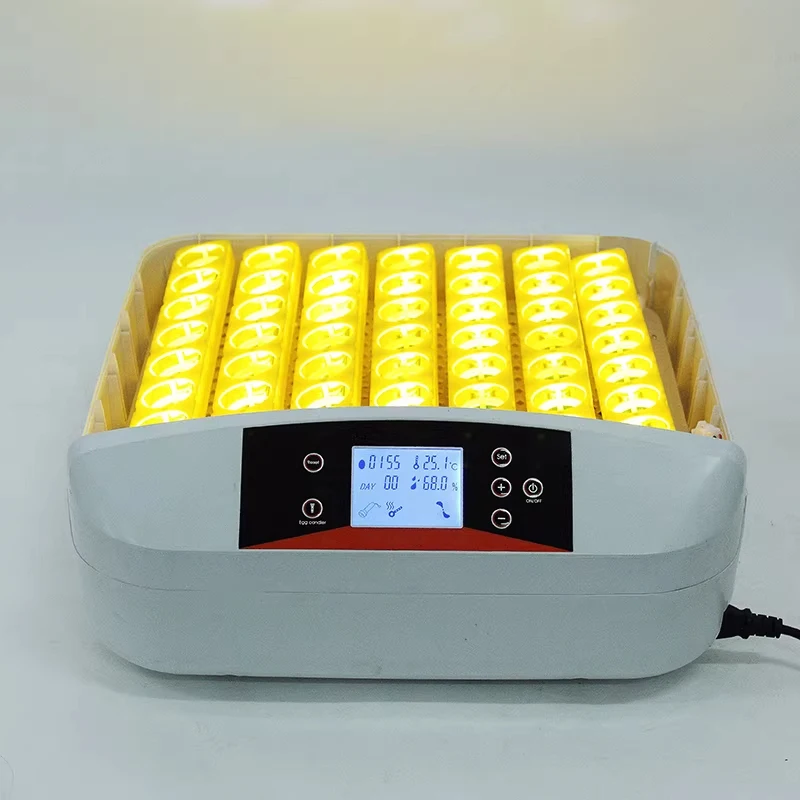 Fully Automatic Rolling Incubator, Capable Of Incubating 55/41 Fertilized Eggs, Brand New Set, With Built-in LED Egg Candler.