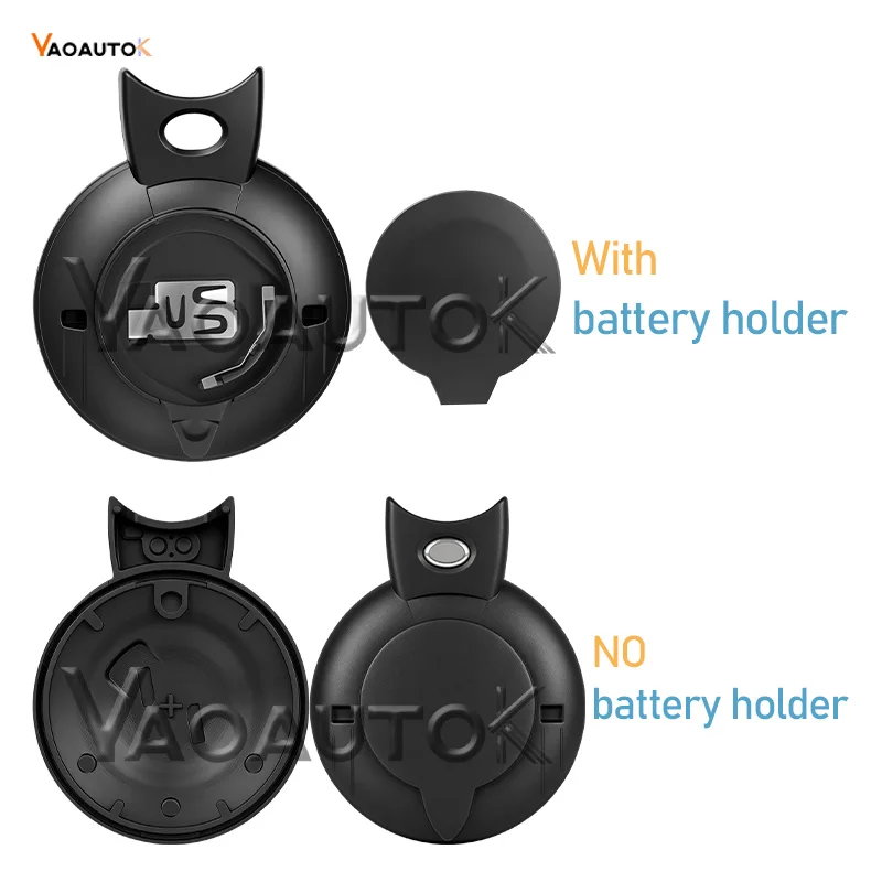 Remote Key Shell For BMW MINI Cooper R55 R56 R57 R58 R59 R60 R61 Clubman 3 Buttons Round Fob Case With/NO Battery Holder Cover