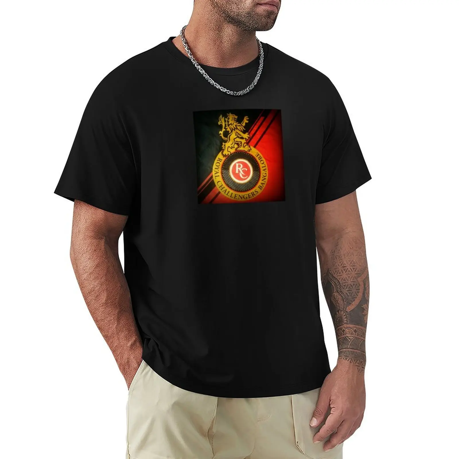 RCB Royal Challengers Bangalore ipl cricket T-Shirt Odor Resistant Short Sleeve Top