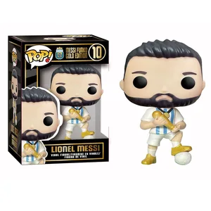 Funko Pop Figuren Actionfigur Fußball -Superstars Messi Funko Edition Gold Model Doll Dekoration Dekoration Geschenke Weihnachtsgeschenk 12 Hauptverkaufsmünzen Naruto - №9